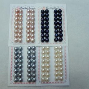 11 -12mm four color loose pearl pairs