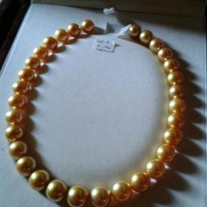Our AAA Grade of Golden South Sea Pearls size 14mm - 17mm
