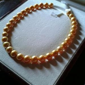 Our AAA Grade of Golden South Sea Pearls size 14mm - 17mm