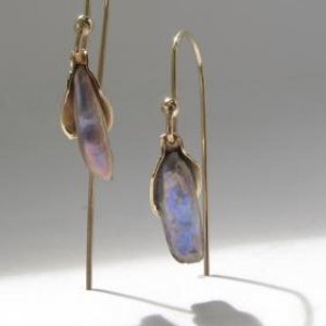 paua drop 9ct gold earrings2