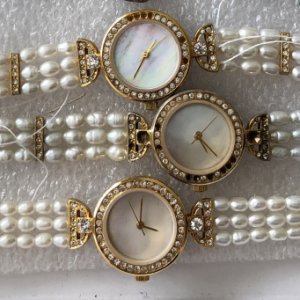 3 out of the 4 Mary Kay watches.  The bottom is the new one.
Watch #4 is somewhere...