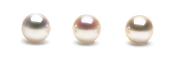 AkoyaPearls Silver Rose Ivory