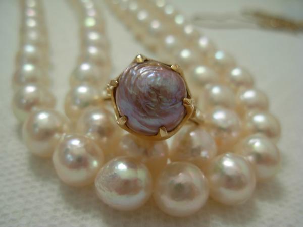 Japan Kasumi pearl ring from Kojima Pearl Company