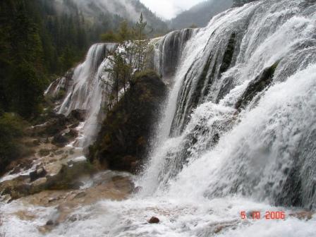 One of the many majestic waterfalls in the area......